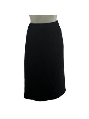 Kasper Womens Black Midi Skirt Size 18 High Waist Pencil Style New With Tags